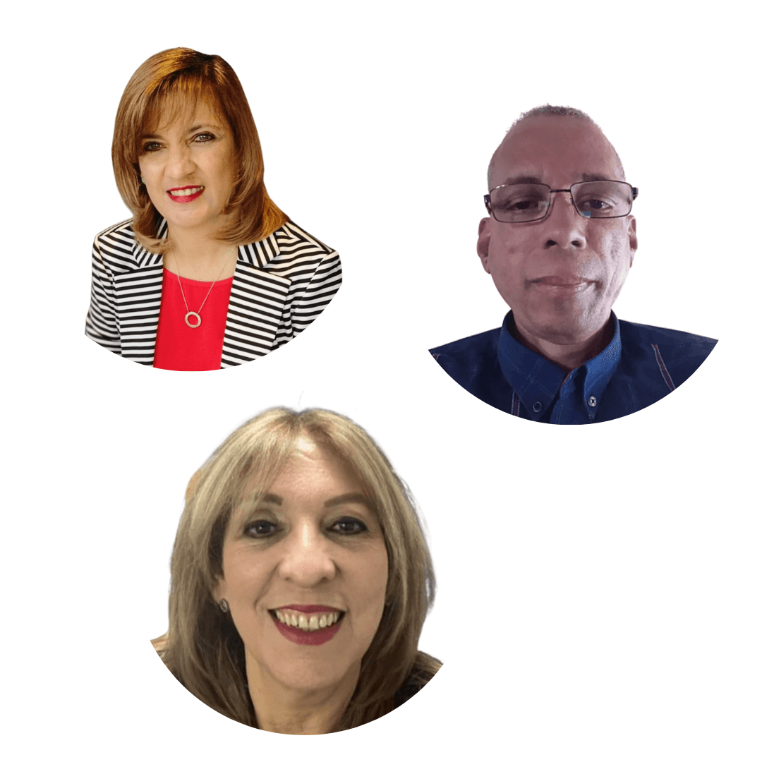 Lucía Rivera, José Ruiz y Silvia Sowa